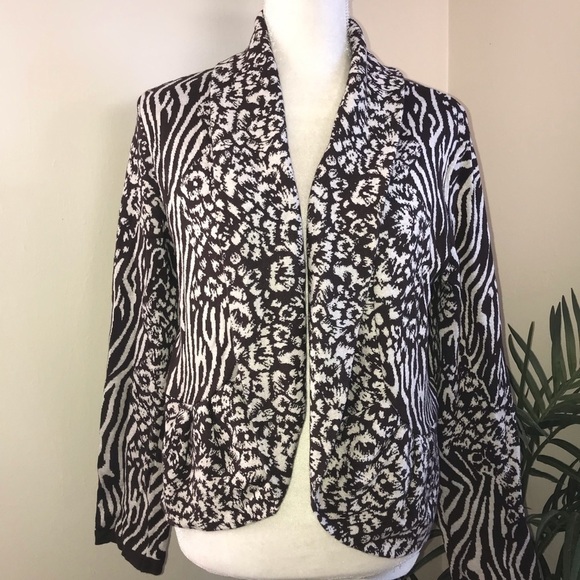 Style & Co. Sweaters - 2/$20 Style & Co Open Front Collared Cotton Cardigan M